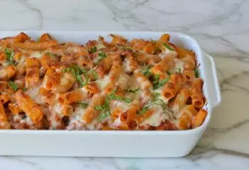 Family-Style Baked Ziti with Italian Sausage