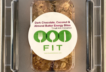 Dark Chocolate, Coconut & Almond Energy Bites