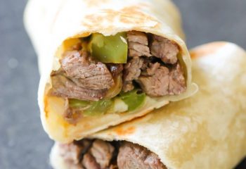 Texas Cheesesteak Wrap with Jalapeno Aioli