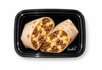 FIT - Spicy Ground Turkey, Egg & Cheese Breakfast Burrito FIT - Spicy Ground Turkey, Egg & Cheese Breakfast Burrito