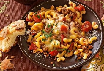 FIT Weight Loss Plan - Italian Beef & Tomato Macaroni Lunch Bowl