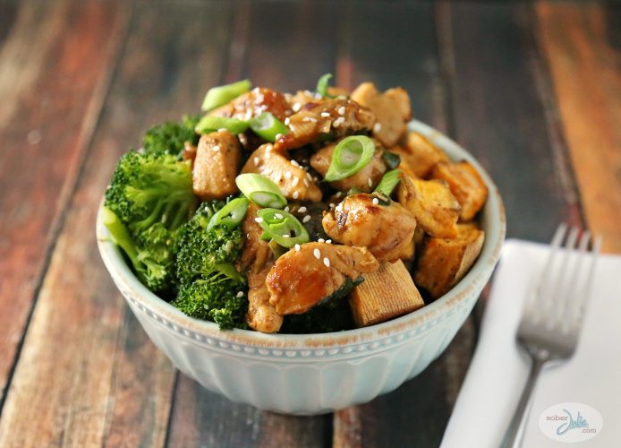 Teriyaki Chicken & Broccoli Bowl - Foodies In Texas