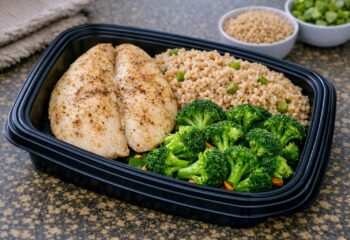 FIT Weight Loss Plan – Baked Tilapia with Mexican Brown Rice and Broccoli
