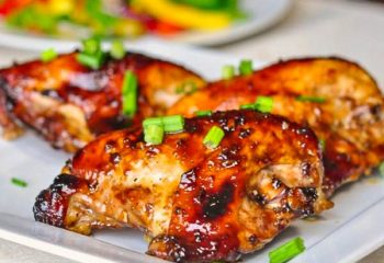 FIT Weight Loss Plan - Mango-Habanero Chicken with Steamed Veggies and Ranch Beans