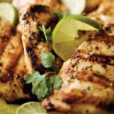 FIT Weight Loss Plan - Cilantro-Lime Grilled Chicken with Steamed Veggies and Black Bean Brown Rice Pilaf