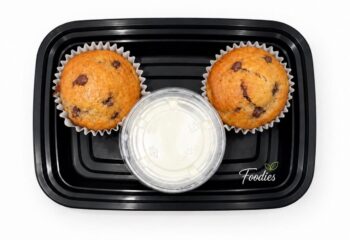 FIT - Chocolate Chip Breakfast Protein Muffins with Vanilla Greek Yogurt