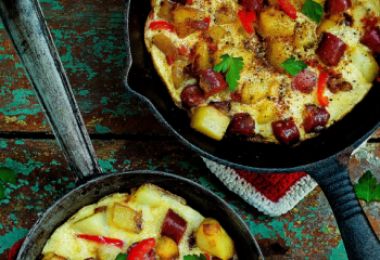 FIT Weight Loss Plan - Baked Spanish Omelet Breakfast Casserole