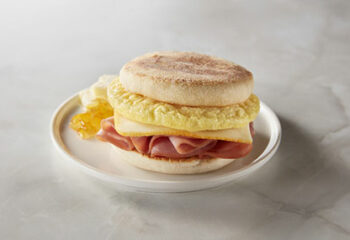 Egg, Ham & Swiss Breakfast Sandwich