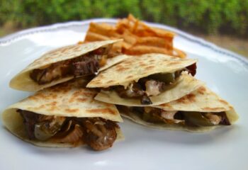 Chipotle Chicken & Cheese Quesadilla with Fire Roasted Salsa Cup