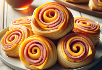 Ham & Cheese Breakfast Pinwheels