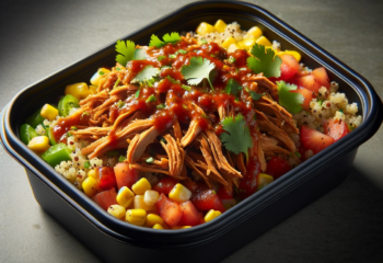 FIT Weight Loss Plan - Shredded Chipotle Pork Lunch Bowl
