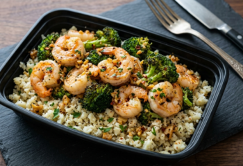 FIT - Garlic Shrimp & Cauliflower Rice Bowl