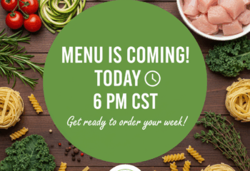 Menu is Coming Today!