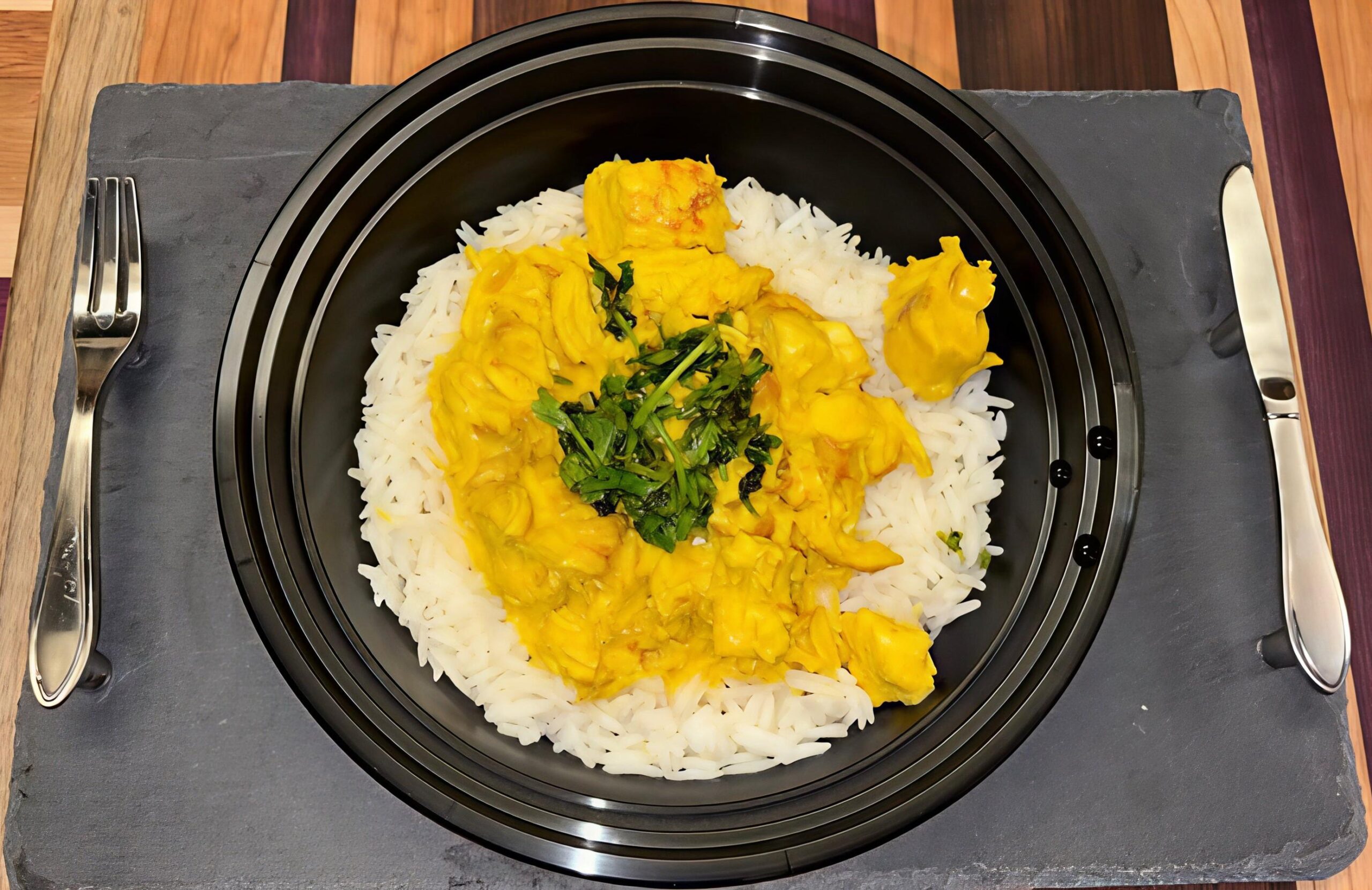 Coconut Chicken Curry with Basmati Rice