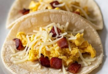 FIT - Egg, Bacon & Cheese Breakfast Tacos FIT - Egg, Bacon & Cheese Breakfast Tacos
