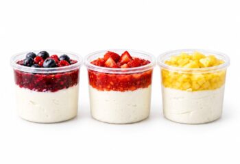 Greek Yogurt Parfait (Mixed berries, Strawberry or Pineapple)